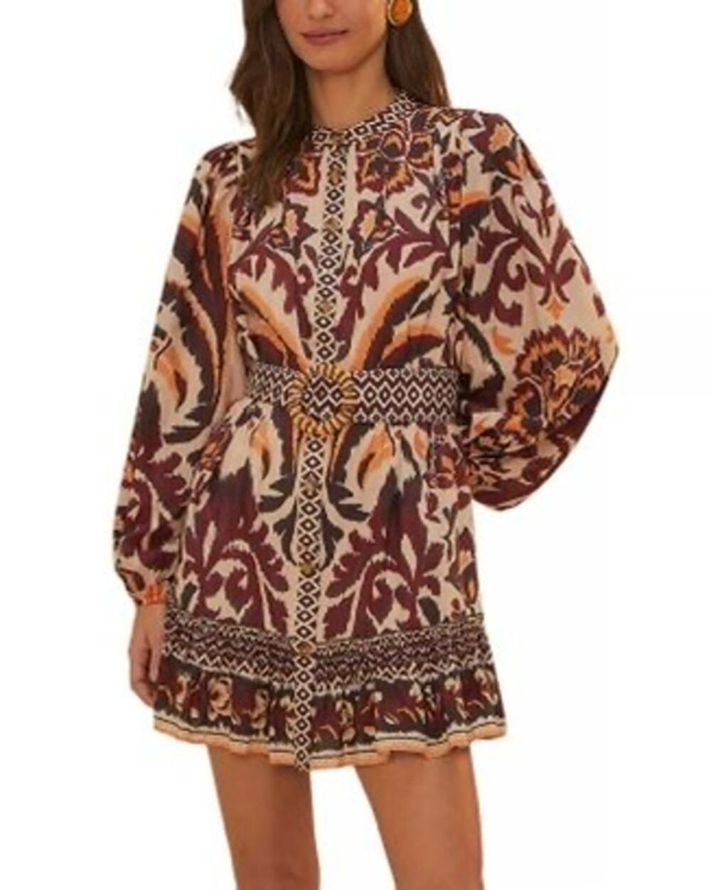 FARM Rio Toucans Scarf Belted Mini Dress NWT XL Extra Large